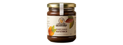 Veganer Bio-Mandel-Kakao-Aufstrich